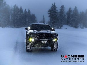 Toyota Tacoma Stealth Front Winch Bumper Lonestar Guard - Texture Black WARN M8000 Or 9.5xp